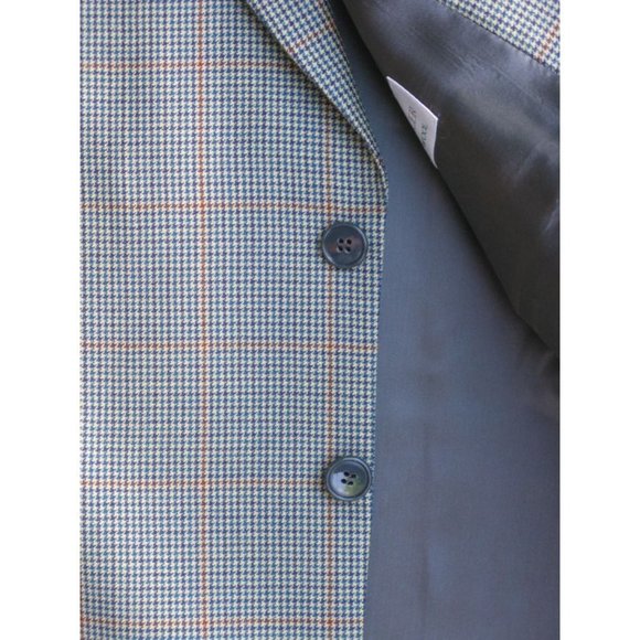 Sports Coat Houndstooth Made in Italy 100% Wool - Picture 8 of 9